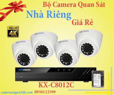Lắp đặt camera tân phú Bộ Camera Dome 4K Cao Cấp Kbvision